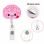 3pcs Retractable Badge Reel Holder Nursing Name Badge Holder Felt Badge R Carousel 4
