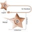 Magnetic Curtain Tiebacks Clips Decorative Rope Holdbacks, 2 Pack Carousel 3