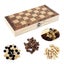 Folding Wooden Chess Set With Magnet Closure - Classic 7.4 Inch Carousel 3