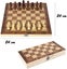 Folding Wooden Chess Set With Magnet Closure - Classic 7.4 Inch Carousel 4