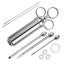 Meat Injector Syringe, Stainless Steel Marinade Flavor Injector Kit Carousel 1