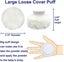 Baby Body Cosmetic Powder Puff Body Powder Puff Container Case ,white Carousel 4