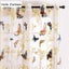Beautiful Printed Butterfly Sheer Curtains Polyester Transparent Drapes Carousel 2