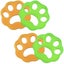 4pcs Poils Animaux Nettoyage Outil, Liumy,anti Poil Machine Laver/boule De Lava Carousel 1