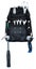 TOOL BELT WITH 2 X HEAVY DUTY LEATHER BLACK POUCHES & PADDED SUSPENDERS/HARNESS. Carousel 11