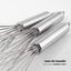 Lie Stainless Steel Egg Beater Kitchen Wisk Balloon Hand Stainless Steel Set For Carousel 4