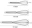 Lie Stainless Steel Egg Beater Kitchen Wisk Balloon Hand Stainless Steel Set For Carousel 5