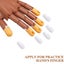 200pcs Nail Display Manicure Supply For Flexible Nail Practice Hand Carousel 3