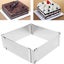 Adjustable Cake Tin - Rectangular Baking Frame Mould 10-18cm 5cm High Carousel 1