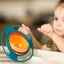 360 Dgree Rotation Spill Resistant Gyroscopic Bowl With Lid Rotating Splash-proo Carousel 4