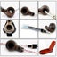 Tobacco Pipe Ebony Smoking Pipe With 10 Filter Element + Scraper Carousel 3