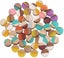 50pcs Resin Wooden Blanks Flat Round Geometric Rhombus Wood Cabochons Vintage Re Carousel 1