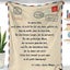 Letters Blanket, Personalized Love Letter Flannel Blanket To My Son Carousel 1