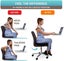 Seat Cushion Pillow For Office Chair - 100% Memory Foam Firm Coccyx Pad Carousel 4