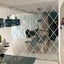 17pcs Mirror Wall Stickers, Stick On Mirror Tiles Sheet Compatible With Art Diy Carousel 3