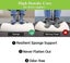 Footrest Under Desk Ergonomic Footrest Cushion With High Density Sponge Carousel 2