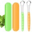 Tongue Scraper Cleaner For Adults & Kids, Medical Grade Metal Tongue Brushes For Carousel 1