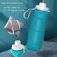 Collapsible Water Bottles Bpa Free Siliconce Leak-proof Reusable Carousel 5