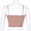 Womens Lace Patchwork V Neck Camisole Ribbed Spaghetti Strap Tops Carousel 5