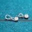 Freshwater Pearl Moissanite Stud Earrings S925 Silver Platinum Plated -PM2 Carousel 3
