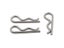Stainless Steel R Shaped Spring Cotter Clip Pin M1 M1.2 M1.6 M1.8 M2 M2.5 M3 Carousel 4