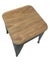 Amelie 46cm Stool - Matt Black / Natural Elm Wood Carousel 3