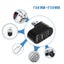 3 In 1 Ports Usb 2.0/3.0 Hub High Speed Rotating Splitter For Pc/Laptop USB Cab Carousel 3