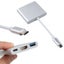 3 In 1 Usb C Hub Male To Female 3.1 Type Hdmi 3.0 Charging Adapter For Macbook A Carousel 3