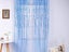 Pair of Willow Curtains Sheer Tulle Curtains Room Door Curtain Home Decor Blue Carousel 2