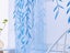 Pair of Willow Curtains Sheer Tulle Curtains Room Door Curtain Home Decor Blue Carousel 4