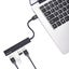 Bonelk Long-Life USB-A to 4 Port USB 3.0 Slim Hub (Black) Carousel 5