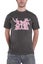 Yungblud T Shirt DEADHAPPY Pink Logo new Official Mens Charcoal Grey Carousel 1