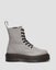 Dr. Martens Jadon III Platform Leather Boots Zinc Grey Pisa Carousel 1