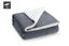 OVELA REVERSIBLE SHERPA FLEECE THROW BLANKET (GREY SINGLE/DOUBLE) Carousel 1