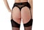 Gossard Shadow Mesh 19202 Deep Suspender Belt Black Grey (BGY) CS Carousel 2
