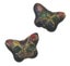 Beads - Cloisonne - 11x15mm Butterfly 6pcs - Set of 2 Carousel 1