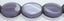 Beads - Glass Beads - 16x13mm 20pcs Oval Frosted Edg DK PURPLE - Set of 2 Carousel 1