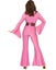 Night Fever Pink Sparkle 70s Womens Jumpsuit Carousel 3