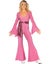 Night Fever Pink Sparkle 70s Womens Jumpsuit Carousel 8