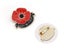 ANZAC Day Poppy Flower Brooches Lest We Forget Badges Red Enamel Clothing Pin Carousel 1