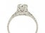 Antique Edwardian Platinum 1.02ctw Old European Diamond Engraved Engagement Ring Carousel 4