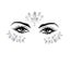 Adhesive Eye Face Gems Jewels Rhinestone (S40) Carousel 1