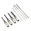 4PCS 1/2"-1/4" Wood Square Hole Mortising Chisel Drill Press Hole Saw Bits Set Carousel 3