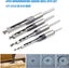 4PCS 1/2"-1/4" Wood Square Hole Mortising Chisel Drill Press Hole Saw Bits Set Carousel 12