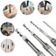 4PCS 1/2"-1/4" Wood Square Hole Mortising Chisel Drill Press Hole Saw Bits Set Carousel 14