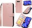 Google pixel 9 PU leather wallet case wrist strap ID card rose gold Carousel 1