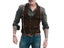 Men's Suit Vest Herringbone V Neck Business Formal Dress Waistcoat For Carousel 5