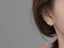 S925 Silver Question Mark Studs Exclamation Earrings Girls Jewelry Birthday Gift Carousel 4
