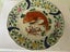 VERY OLD CHINESE PLATE 19th CENTURY = HANDPAINTED = MULTI COLOURS WITH PRAWN & Carousel 4