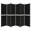 6-panel Room Divider Black 300x200 Cm Fabric Tpbxao Carousel 5